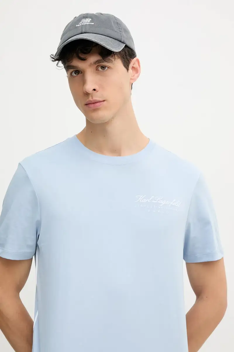 Karl Lagerfeld T-shirt Uomo Blu 3580223 miniatura 4