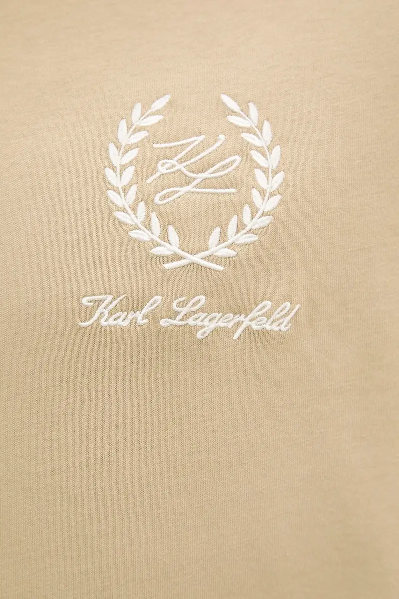 Karl Lagerfeld T-shirt Uomo Verde 3277409 miniatura 5