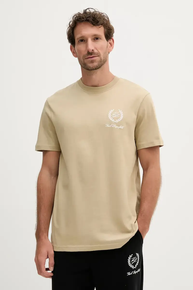 Karl Lagerfeld T-shirt Uomo Verde 3277409