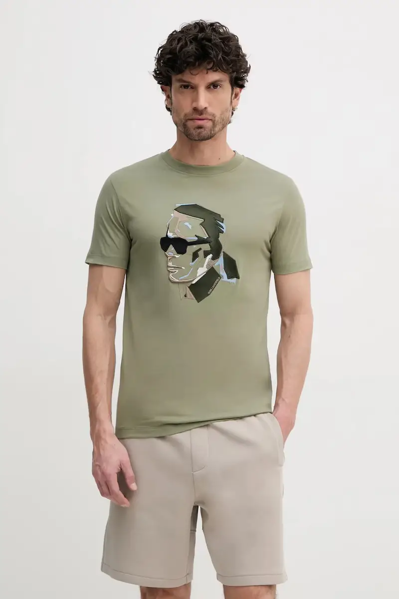 Karl Lagerfeld T-shirt Uomo Verde 3349770