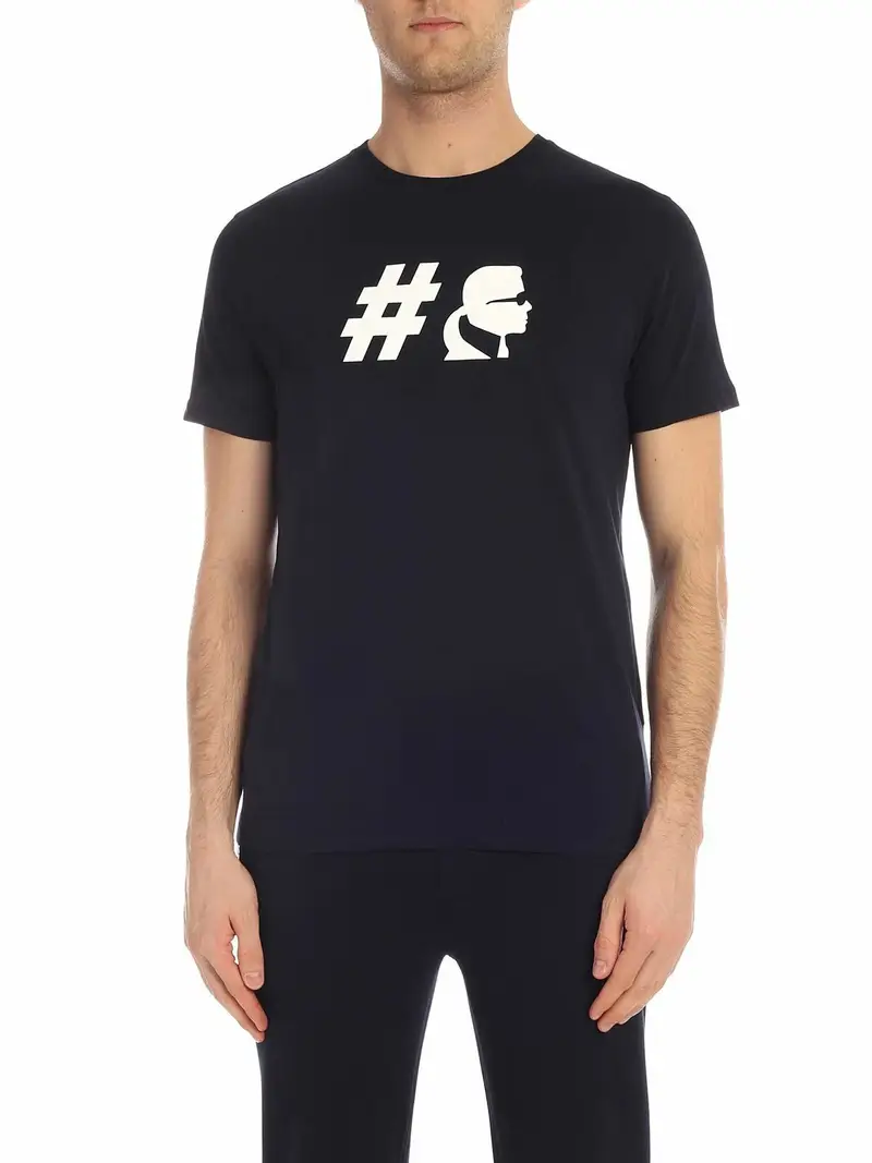 Karl Lagerfeld T-shirt Blu 3270748