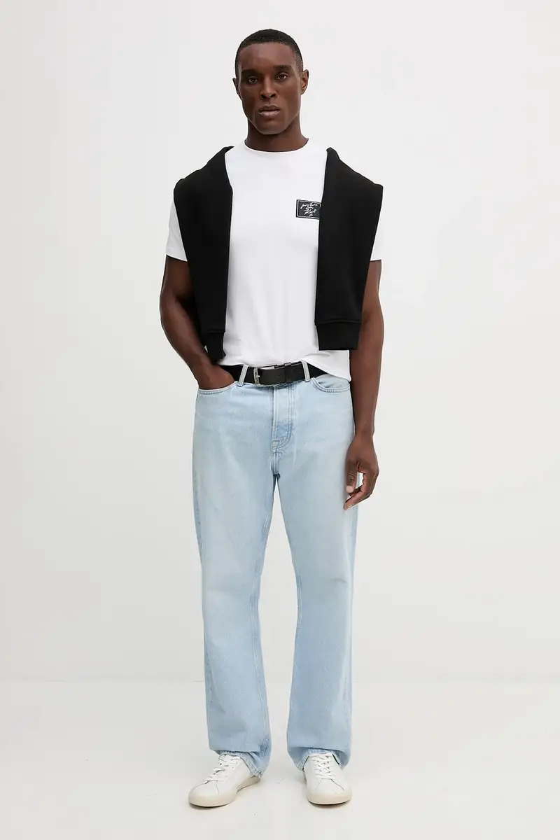 Karl Lagerfeld T-shirt Uomo Bianco 3766346 miniatura 2