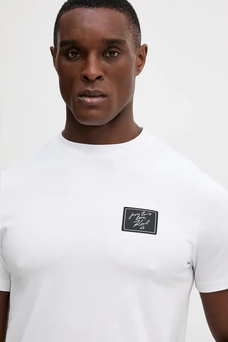 Karl Lagerfeld T-shirt Uomo Bianco 3766346 miniatura 4