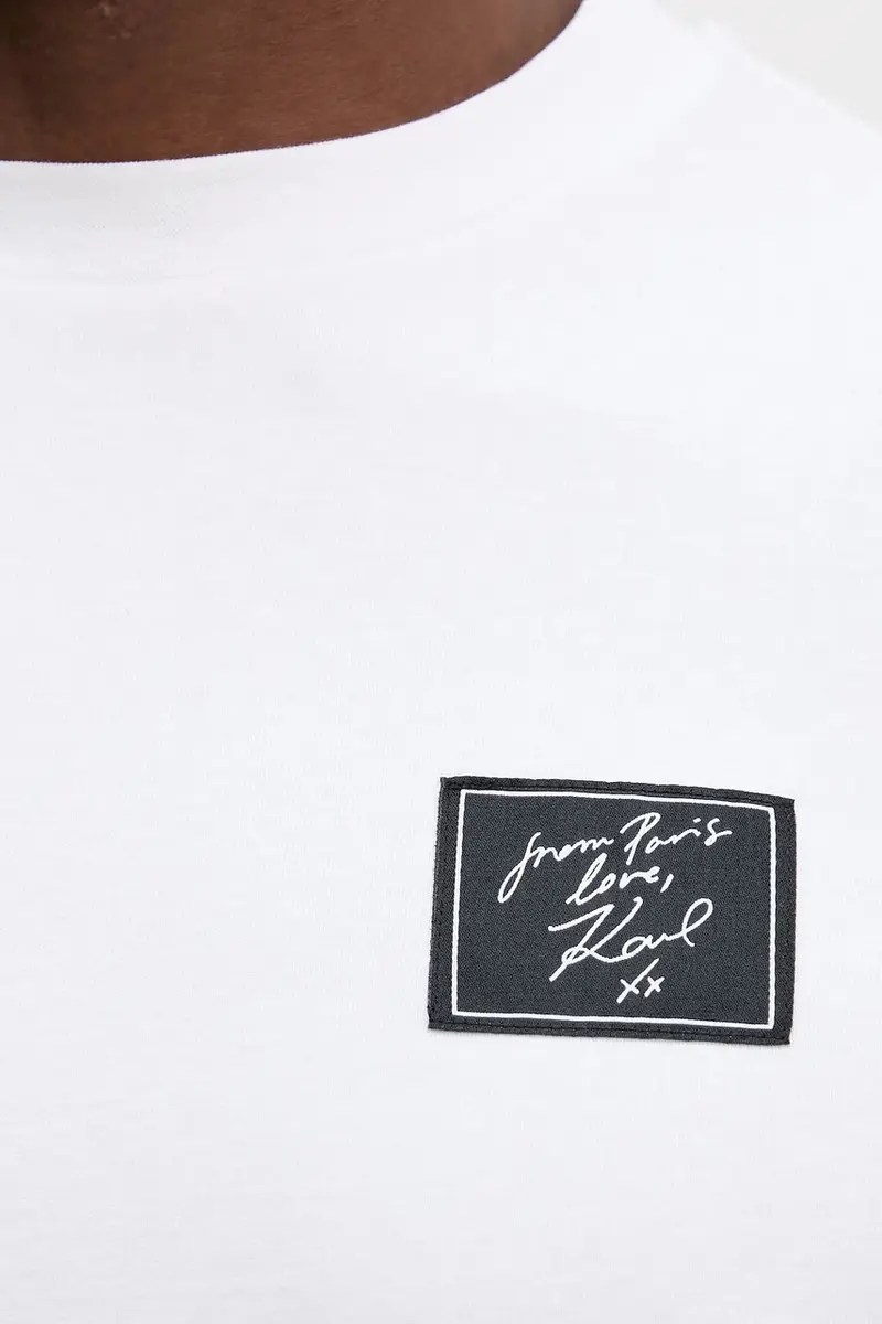 Karl Lagerfeld T-shirt Uomo Bianco 3766346 miniatura 5