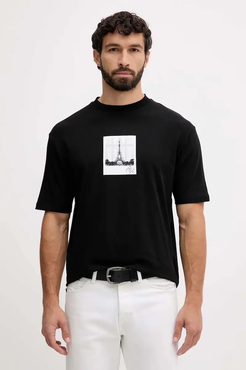 Karl Lagerfeld T-shirt Uomo Nero 3777432