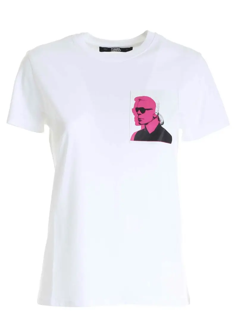 Karl Lagerfeld T-shirt Bianco 3258608