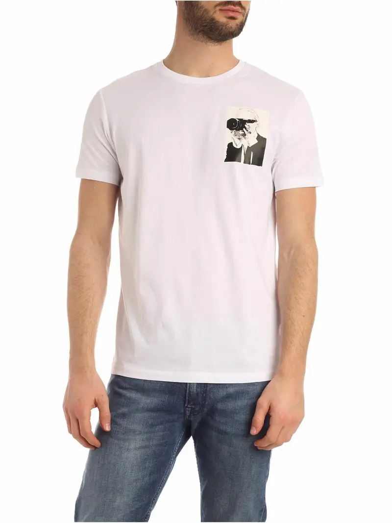 Karl Lagerfeld T-shirt Bianco 3258946