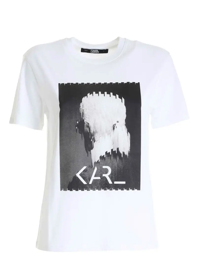 Karl Lagerfeld T-shirt Bianco 3258630