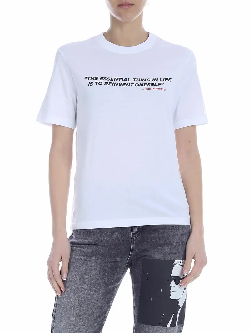 Karl Lagerfeld T-shirt Bianco 3258955