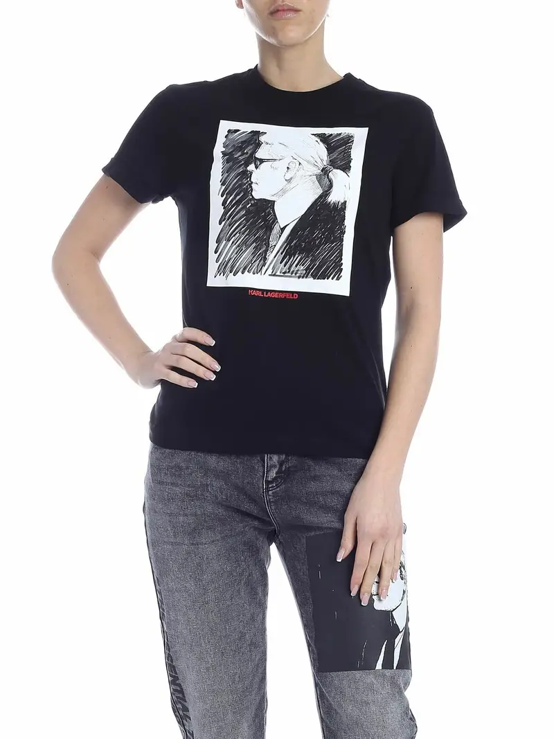Karl Lagerfeld T-shirt Nero 3311063