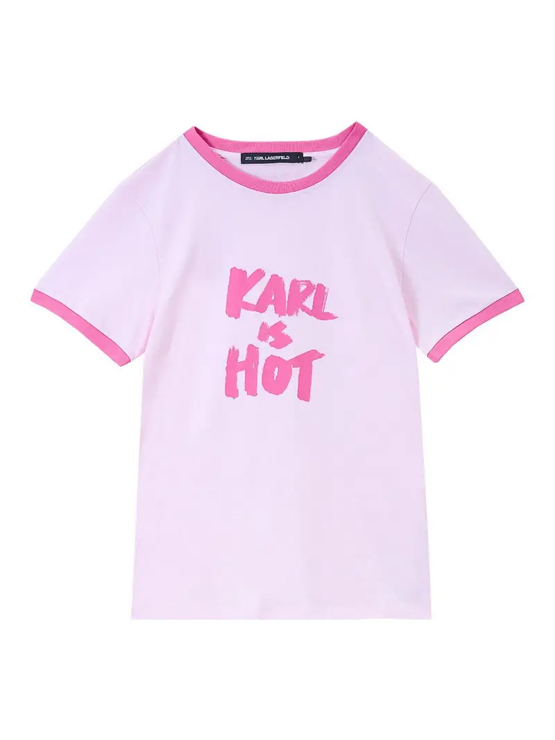Karl Lagerfeld T-shirt Rosa 4233722