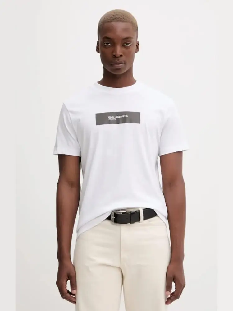 Karl Lagerfeld T-shirt Bianco 3748848