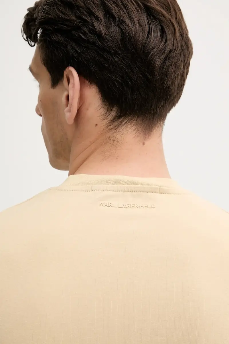 Karl Lagerfeld T-shirt Uomo Beige 3123173 miniatura 5