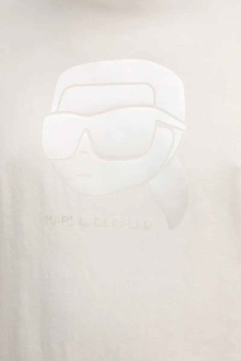 Karl Lagerfeld T-shirt Uomo Beige 3242601 miniatura 5