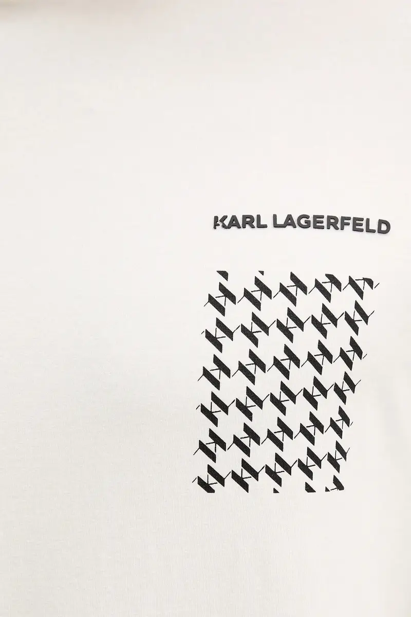 Karl Lagerfeld T-shirt Uomo Beige 3123578 miniatura 5