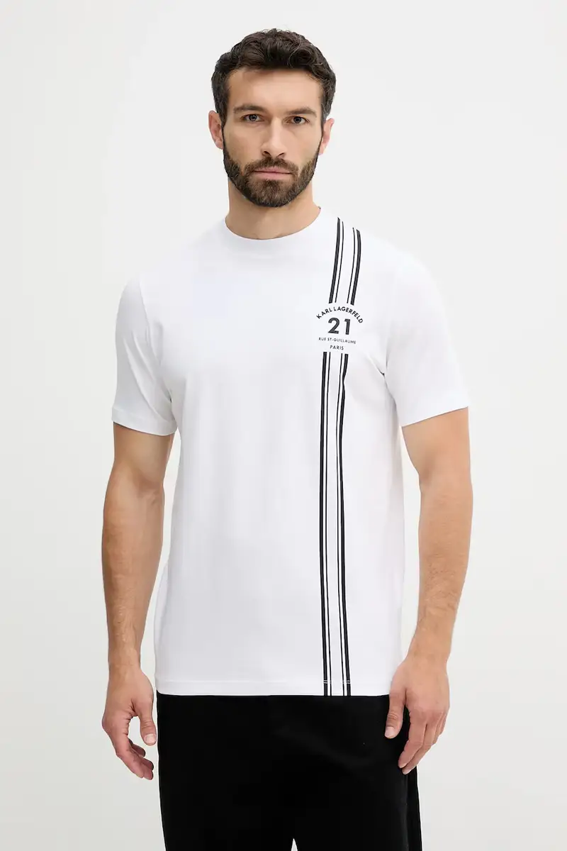 Karl Lagerfeld T-shirt Uomo Bianco 2885715