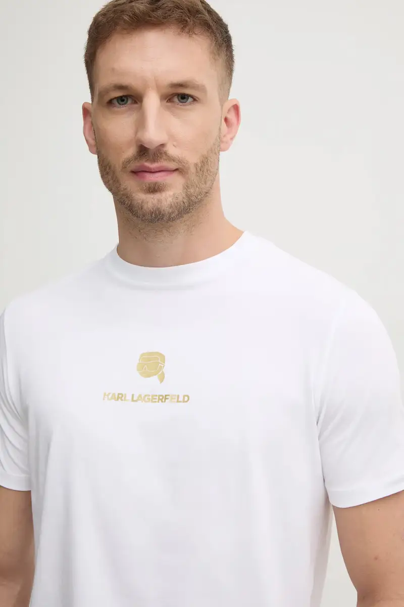 Karl Lagerfeld T-shirt Uomo Bianco 3300691 miniatura 4