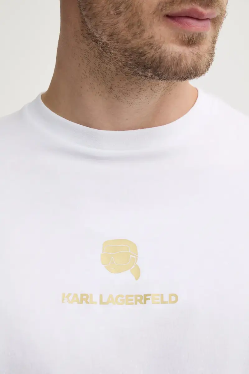 Karl Lagerfeld T-shirt Uomo Bianco 3300691 miniatura 5