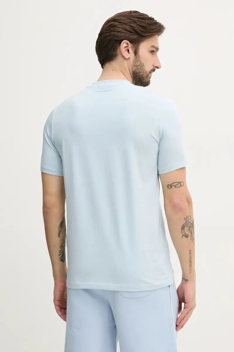 Karl Lagerfeld T-shirt Uomo Blu 3313146 miniatura 3