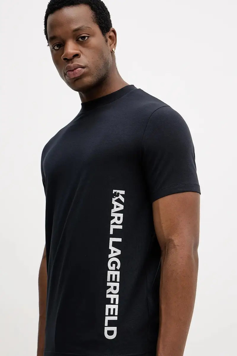 Karl Lagerfeld T-shirt Uomo Blu 3918780 miniatura 4