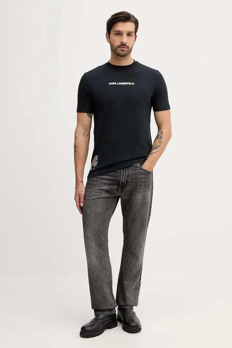 Karl Lagerfeld T-shirt Uomo Blu 3918777 miniatura 2