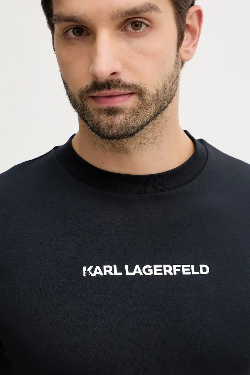 Karl Lagerfeld T-shirt Uomo Blu 3918777 miniatura 4