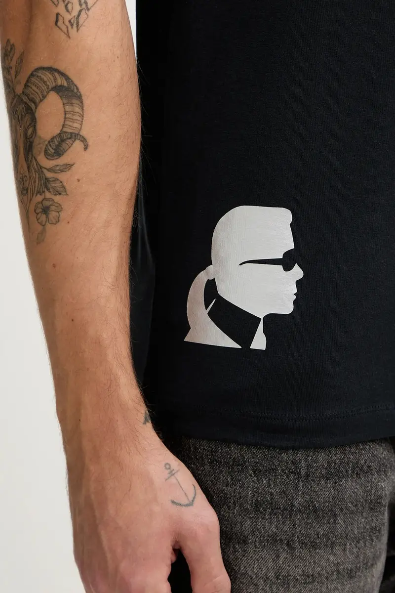 Karl Lagerfeld T-shirt Uomo Blu 3918777 miniatura 5