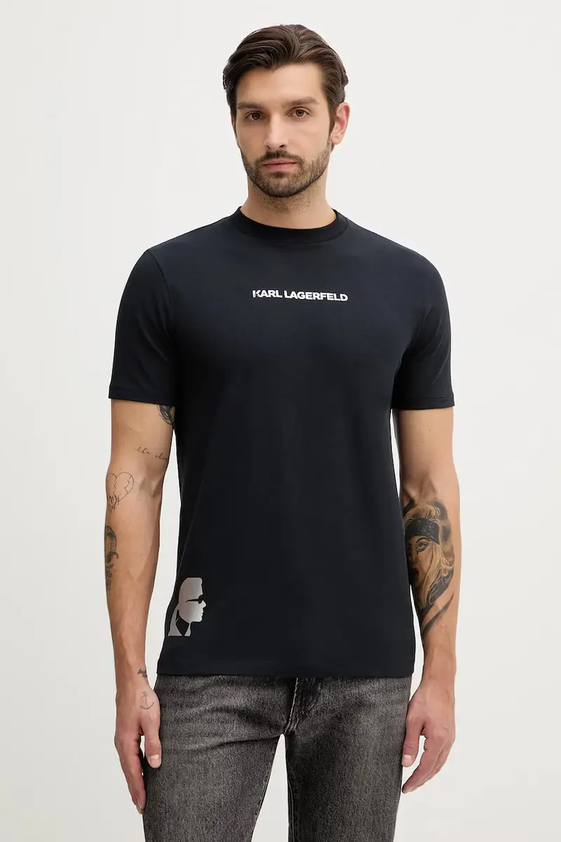 Karl Lagerfeld T-shirt Uomo Blu 3918777