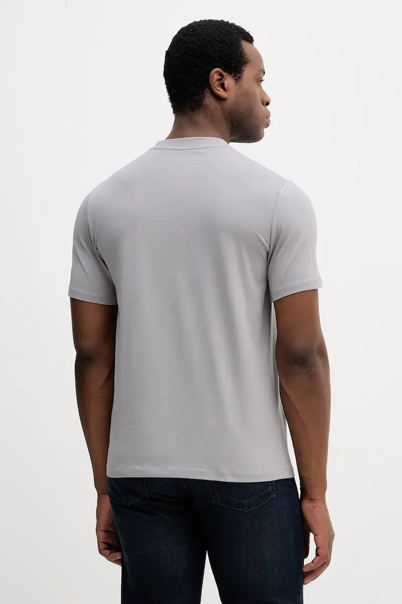 Karl Lagerfeld T-shirt Uomo Grigio 3919061 miniatura 3