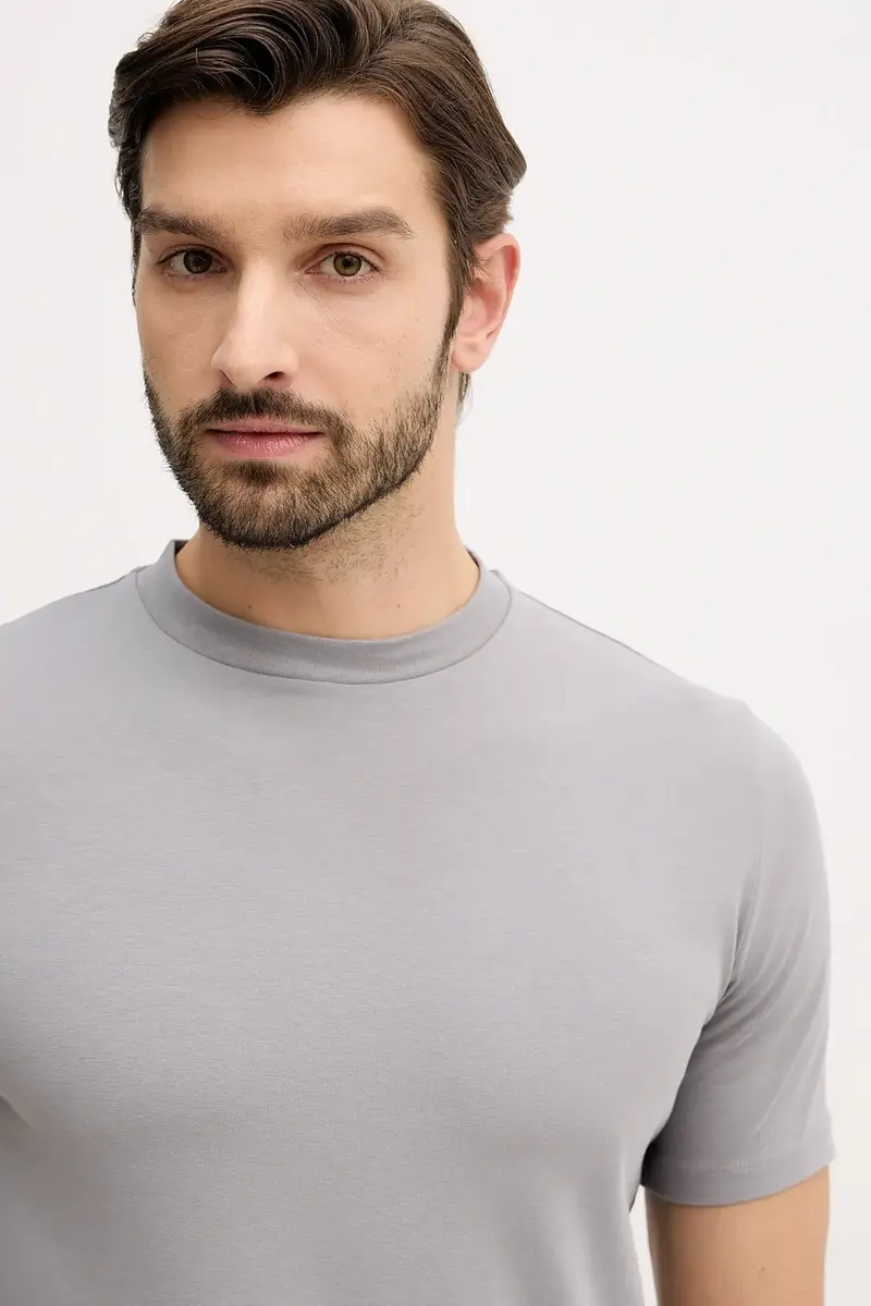 Karl Lagerfeld T-shirt Uomo Grigio 3919024 miniatura 4