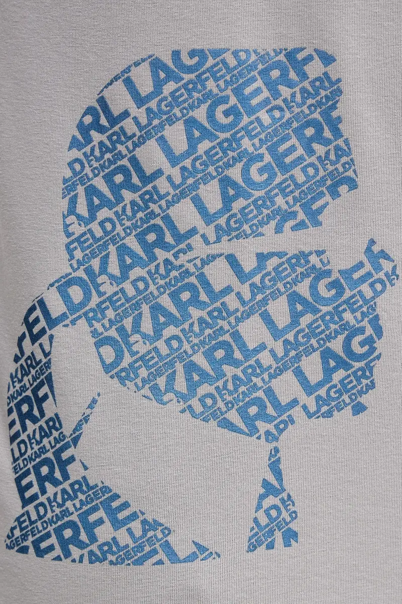 Karl Lagerfeld T-shirt Uomo Grigio 3919024 miniatura 5