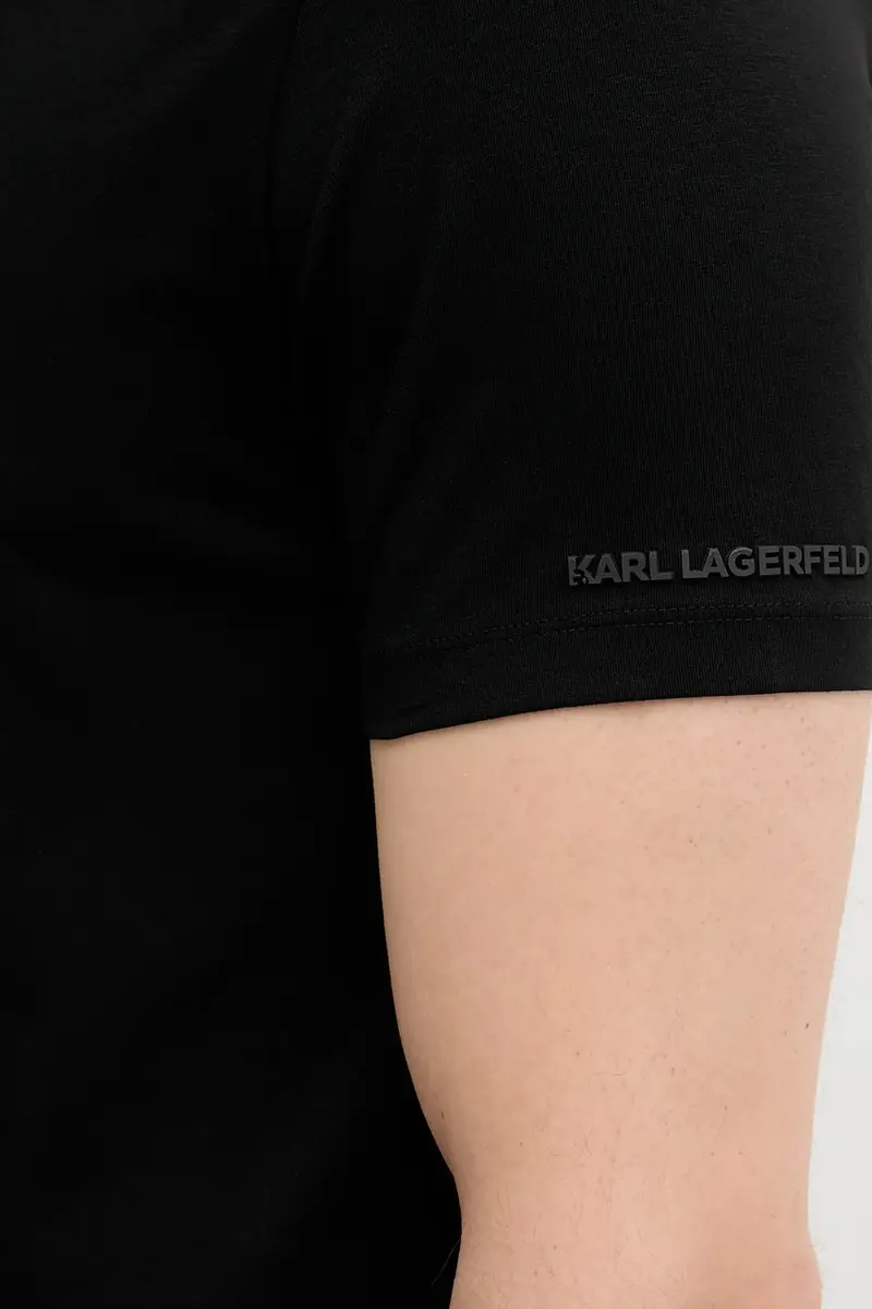 Karl Lagerfeld T-shirt Uomo Nero 3263848 miniatura 5