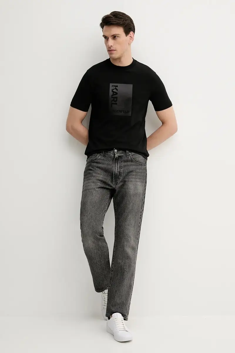 Karl Lagerfeld T-shirt Uomo Nero 3151695 miniatura 2