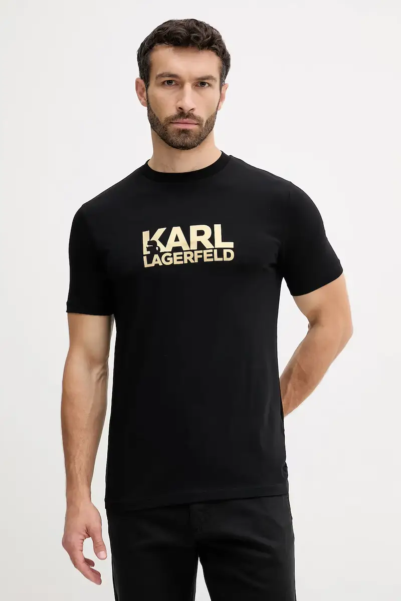 Karl Lagerfeld T-shirt Uomo Nero 3263732