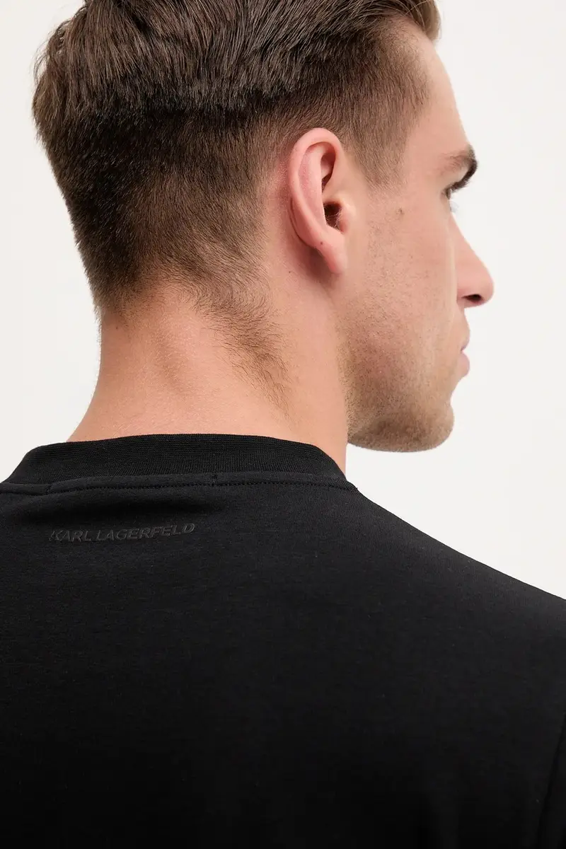 Karl Lagerfeld T-shirt Uomo Nero 3275607 miniatura 5