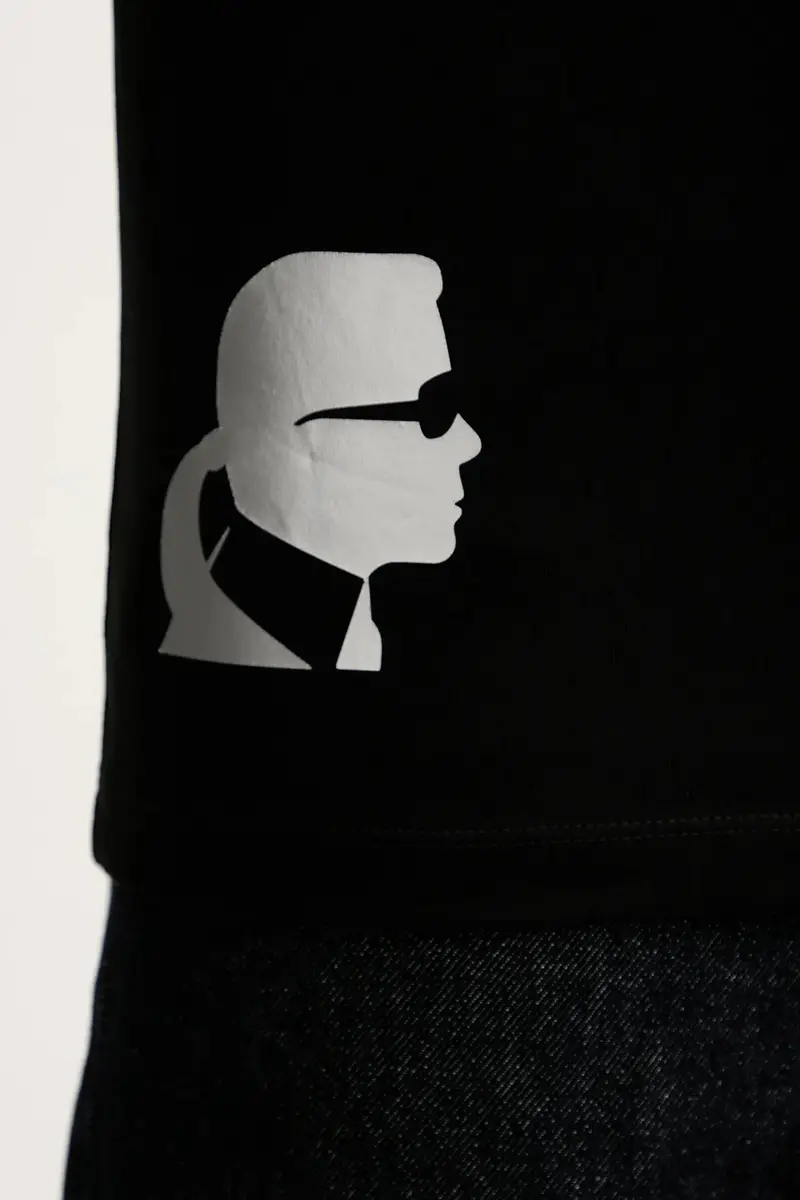 Karl Lagerfeld T-shirt Uomo Nero 3920293 miniatura 5