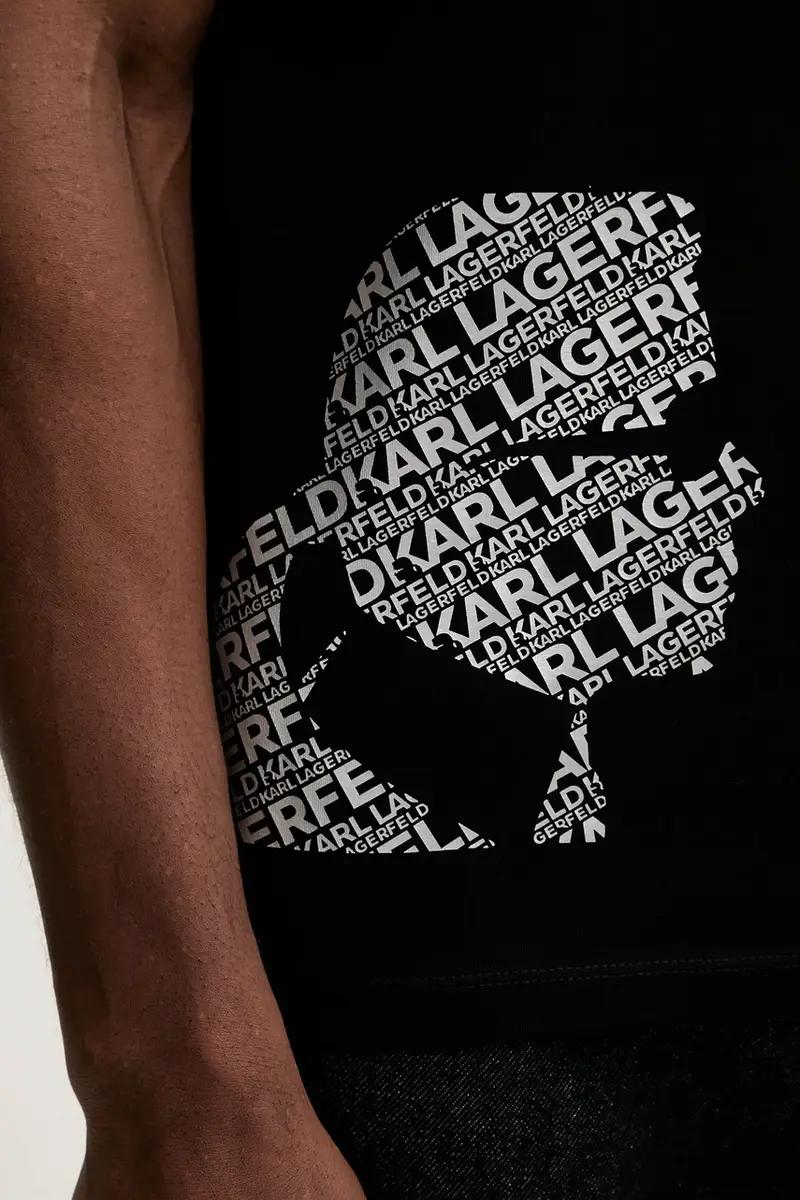 Karl Lagerfeld T-shirt Uomo Nero 3920345 miniatura 5