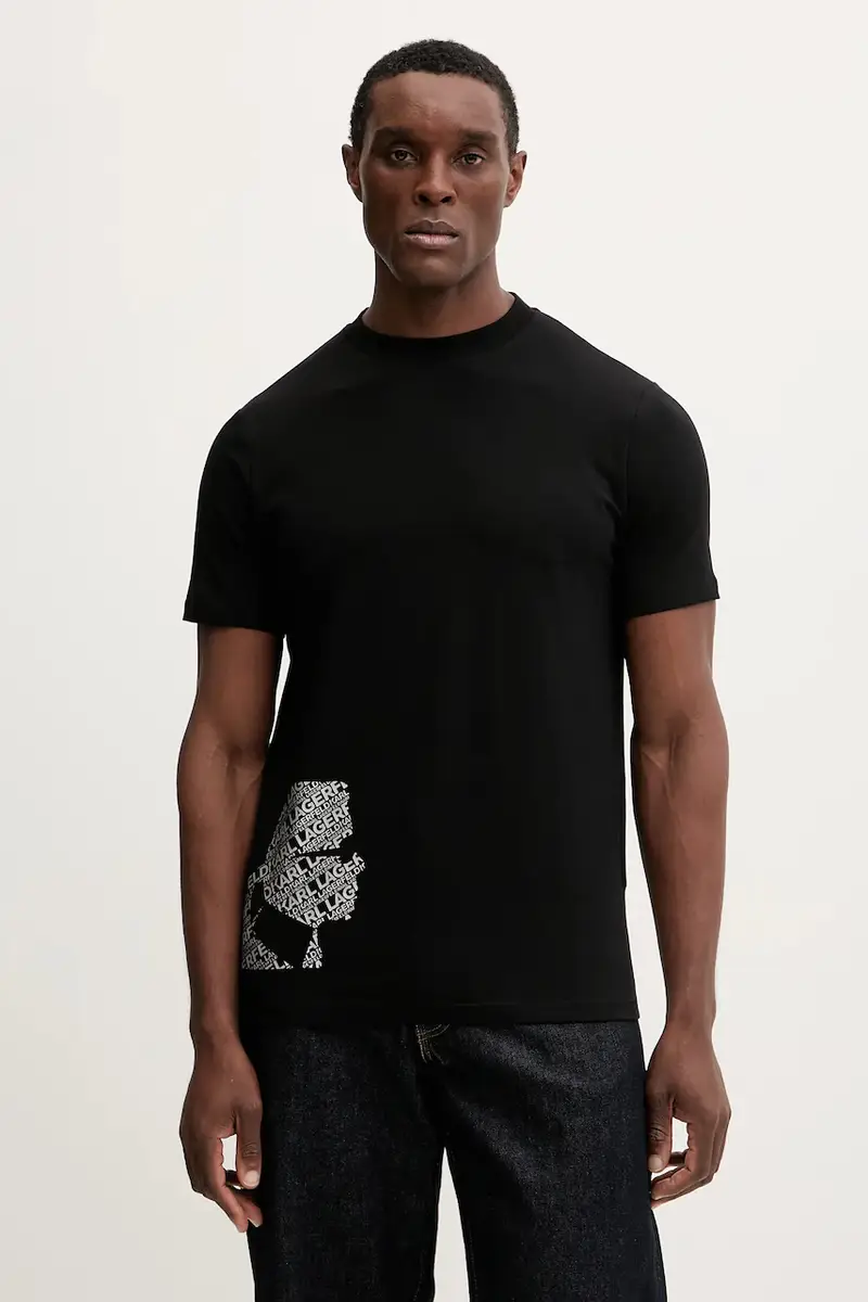Karl Lagerfeld T-shirt Uomo Nero 3920345