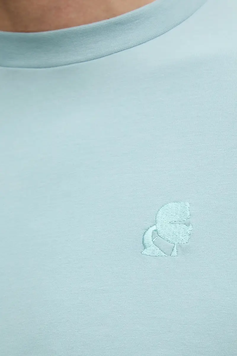 Karl Lagerfeld T-shirt Uomo Turchese 3348923 miniatura 4