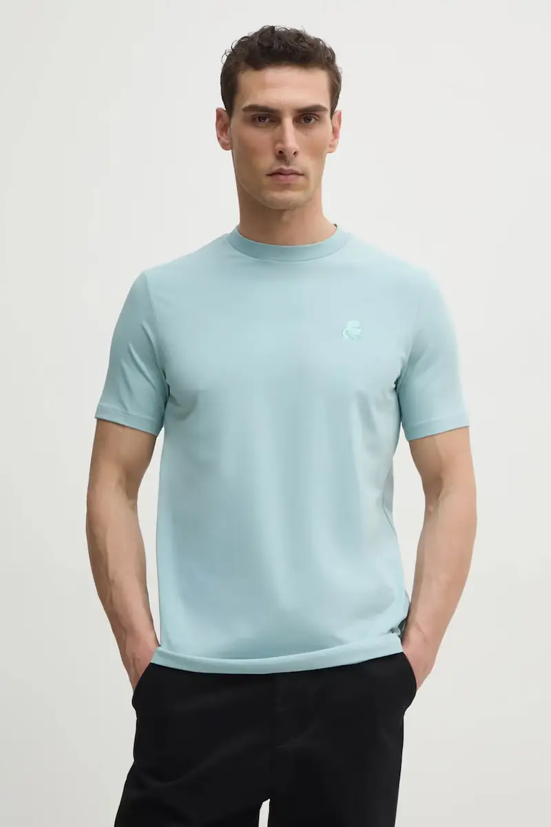 Karl Lagerfeld T-shirt Uomo Turchese 3348923