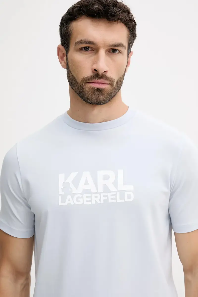 Karl Lagerfeld T-shirt Uomo Blu 2982556 miniatura 4