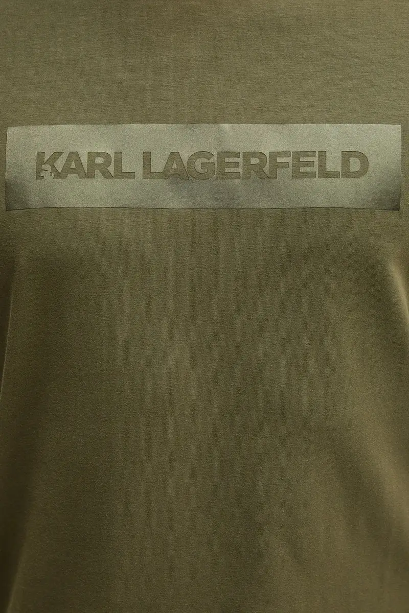 Karl Lagerfeld T-shirt Uomo Verde 3277548 miniatura 5