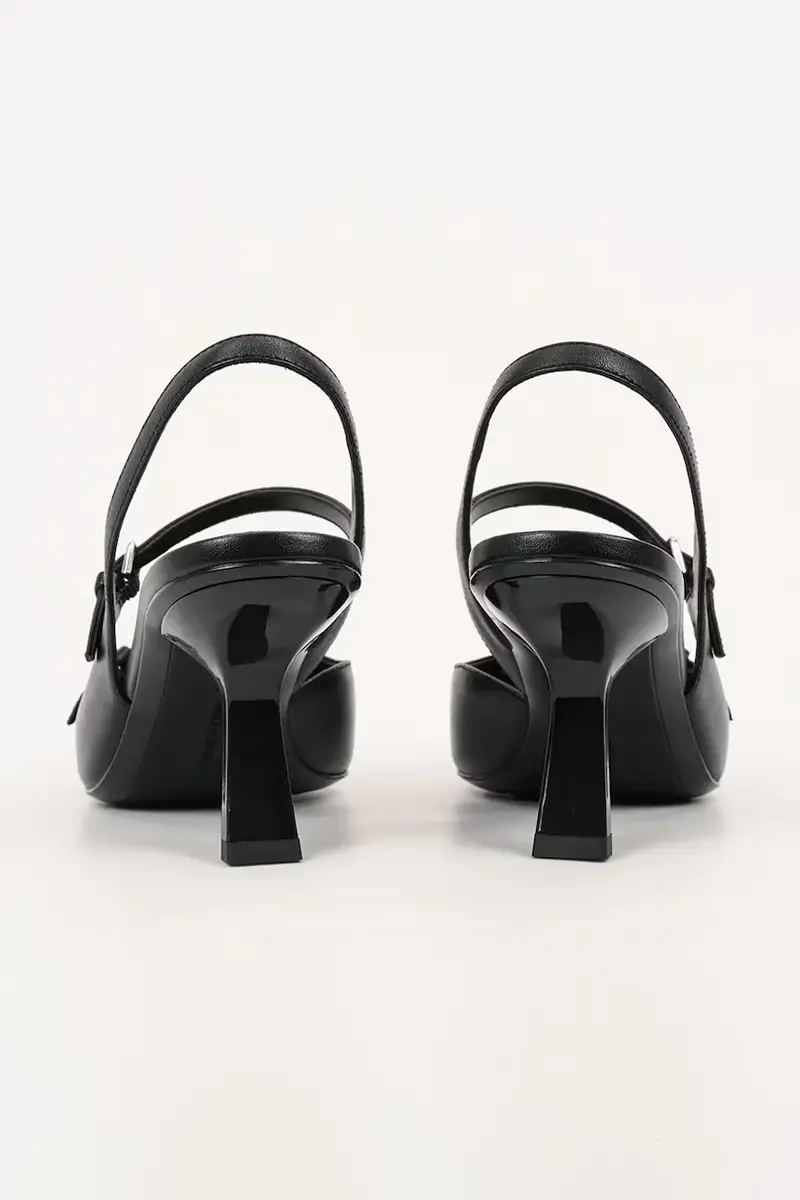 tacchi in pelle KARMEL colore nero KL33623 miniatura 3