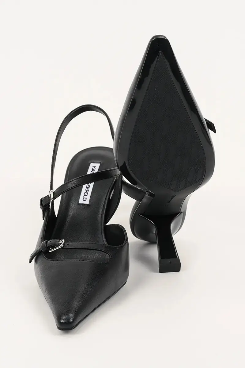 tacchi in pelle KARMEL colore nero KL33623 miniatura 5