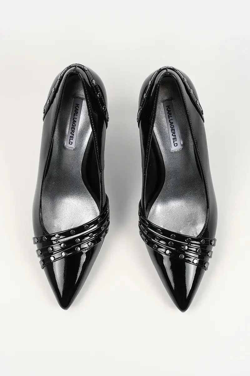 tacchi in pelle SARABANDE colore nero KL30927 miniatura 4