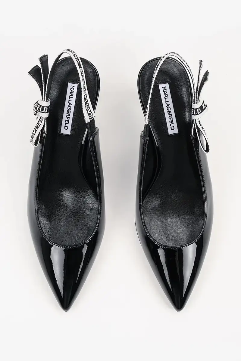 tacchi in pelle SIENNA colore nero KL32708A miniatura 4