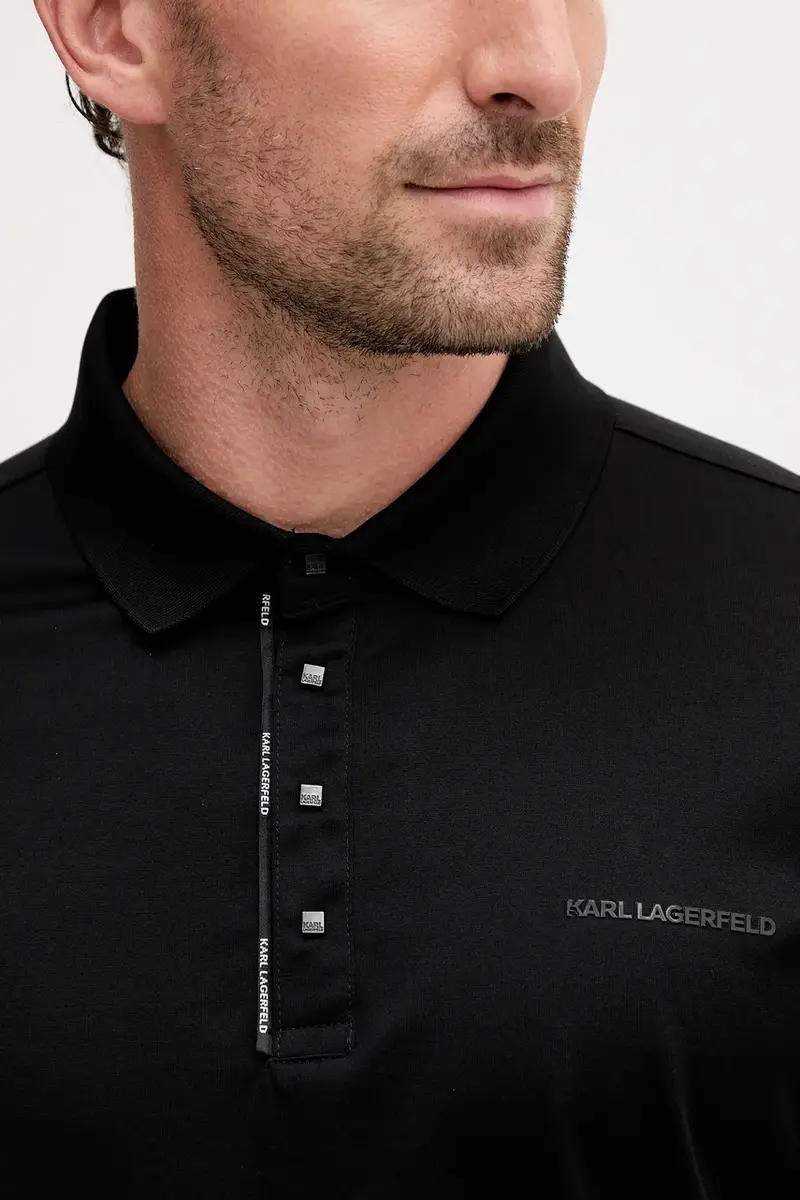 top a maniche lunghe in cotone colore nero 554200.745002 miniatura 5