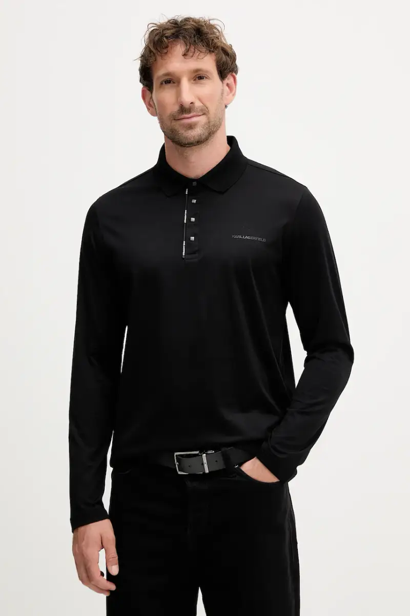 top a maniche lunghe in cotone colore nero 554200.745002