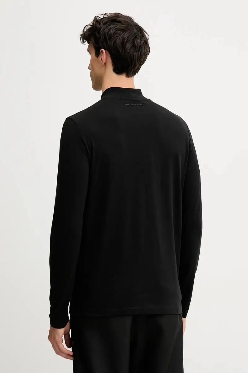 top a maniche lunghe in cotone colore nero 554226.755022 miniatura 3