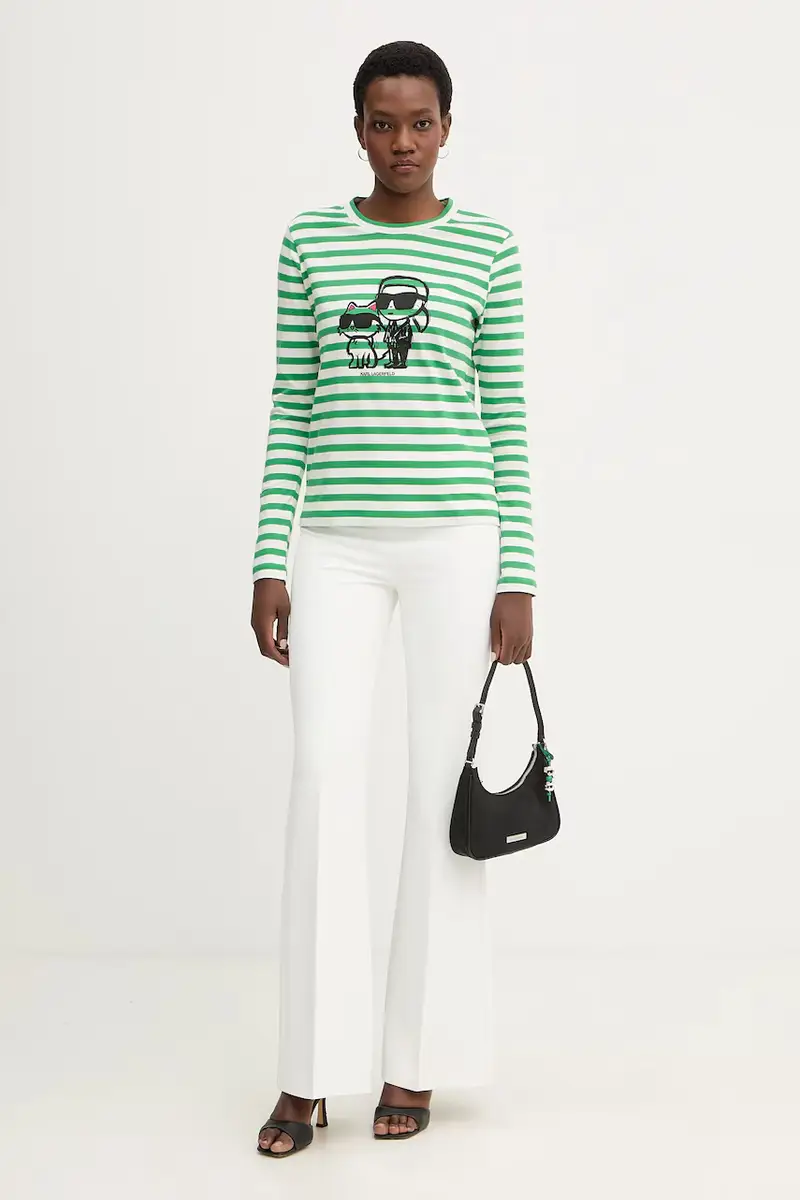 Karl Lagerfeld Top Verde 4151226 miniatura 2